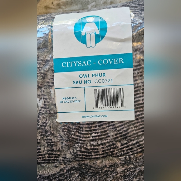 NIB Lovesac Citysac Cover in Owl DISCONTINUES RARE SOLD OUT ONLINE! - Picture 2 of 4